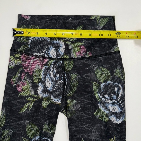 Lululemon High Times Pant Garden Party Smooth Silver Multi Athletic Leggings 4 - Picture 9 of 11